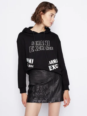 Armani Exchange Mikina Černá