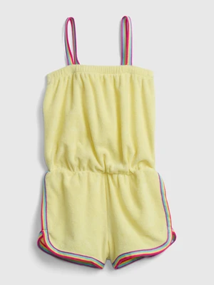 GAP Dětský overal rainbow stripe romper - Holky