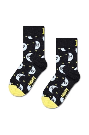 Dětské ponožky Happy Socks Kids Moon And Stars Sock černá barva, P001450