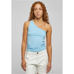 Women's asymmetrical top balticblue