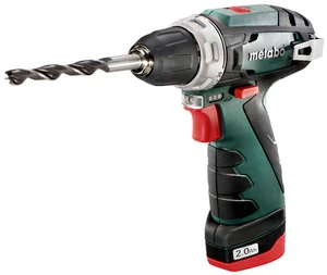 Aku šroubovák, vrtačka PowerMaxx BS Basic, 2 x 2,0 Ah - METABO 600080500