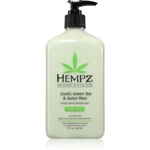 HEMPZ Exotic Green Tea & Asian Pear hydratační tělové mléko 500 ml