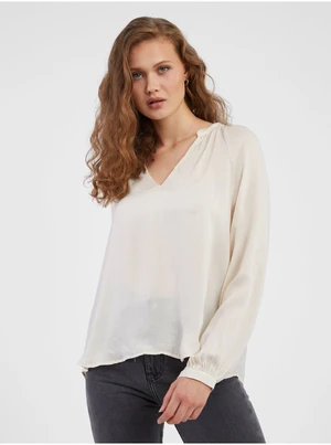 Cream Women's Blouse AWARE by VERO MODA Sunny - Women