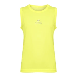 Children's quick-drying tank top ALPINE PRO NEQO neon safety yellow