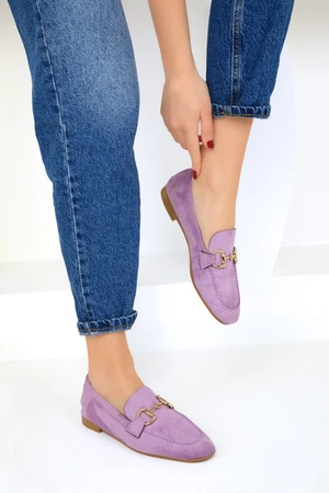 Soho Lilac Suede Women's Flats 18930