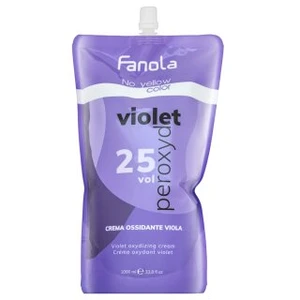 Fanola No Yellow Color Violet Peroxyde vyvíjacia emulzia pre neutralizáciu žltých tónov 7% 25 Vol. 1000 ml