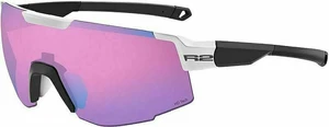 R2 Edge White/Pink/Blue Revo Okulary rowerowe