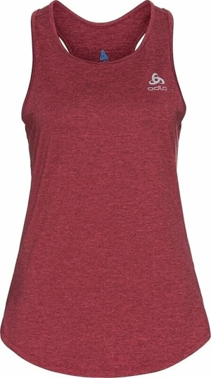 Odlo Women's Run Easy Tank Holly Berry Melange L Maillot de corps de course