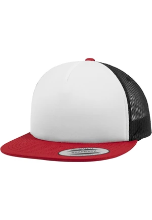 Foam Trucker s bílým předním červeným/wht/blk