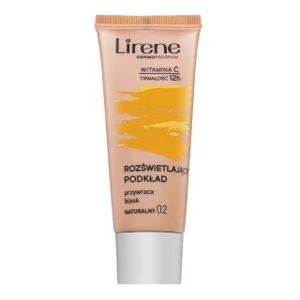 Lirene Brightening Fluid with Vitamin C 02 Natural fluidný make-up pre zjednotenie farebného tónu pleti 30 ml