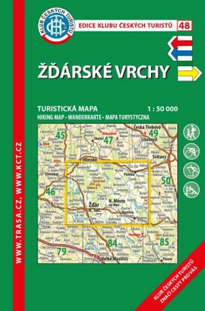 KČT 48 Žďárské vrchy 1:50 000