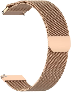 4wrist Milánský tah - Růžově zlatý 18 mm