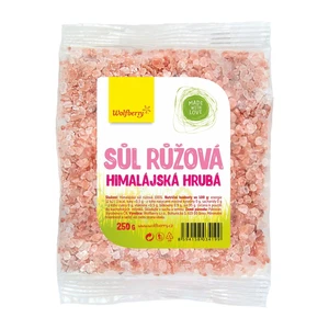 WOLFBERRY Himalájska soľ ružová hrubá 250 g