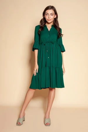 Lanti Woman's 3/4 Sleeve Dress Suk197