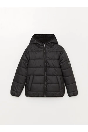 LC Waikiki Basic Boy's Puffer Coat with Hood