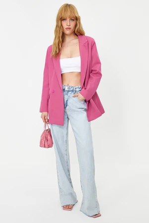 Trendyol Light Purple Blazer Jacket