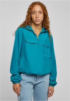 Women's Basic Pull Over Watergreen Jacket