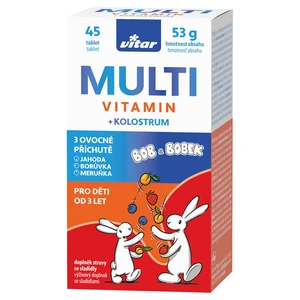 VITAR Kids multivitamin + kolostrum 45 tablet