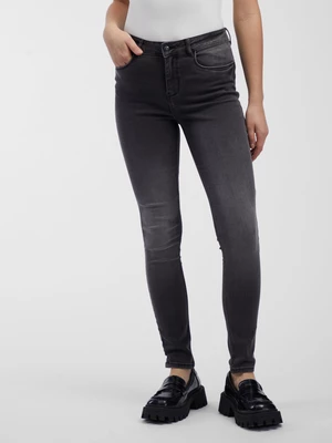 Orsay Šedé dámské skinny fit džíny - Dámské