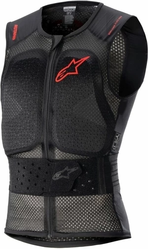 Alpinestars Nucleon Flex Pro Protection Vest Transparent Smoke/Red XL Chaleco Protector