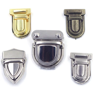 30Sets Snap Press Clasps Closure Lock Frame Hardware For Leather Luggage Shoulder Purse Bags DIY Accessories Wholesale