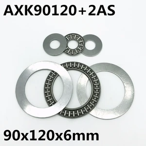 2pcs AXK90120+2AS Thrust Needle Roller Bearing 90x120x4 mm Thrust Bearing Brand New High quality