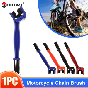 1PC Motorcycle Bicycle Chain Maintenance Clean Brush Gear Grunge Detailing Brush Cleaning Scrubber Tools Bike Accessories