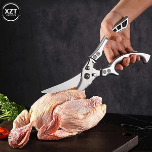 Stainless Steel Kitchen Scissors Professional Chicken Bbone Scissors Ultra Sharp Kitchen Cooking Sscissors