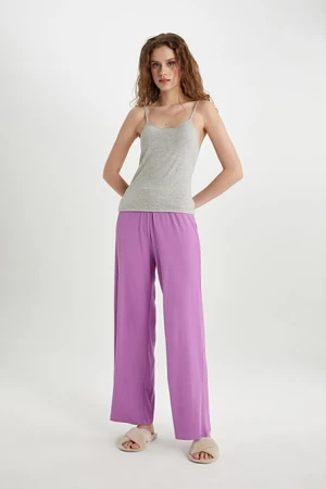 DEFACTO Fall In Love Regular Fit Rib Casual Pajama Bottoms