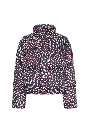 Tommy Hilfiger Bunda - PRINTED DOWN PUFFER JACKET čierna