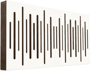 Mega Acoustic FiberPRO120 Spectrum White/Brown Panel de madera absorbente