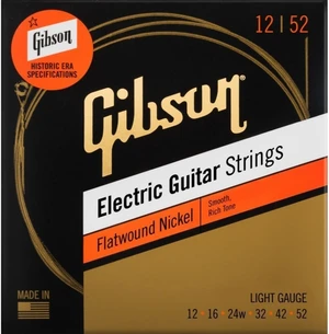 Gibson Flatwound 12-52 Struny pro elektrickou kytaru