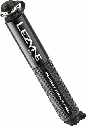 Lezyne Pocket Drive Pro Matte Black Mini-Fahrradpumpe