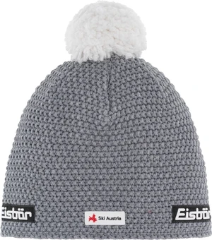 Eisbär Jamie Pompon SKA Beanie Grey/White UNI Bonnet