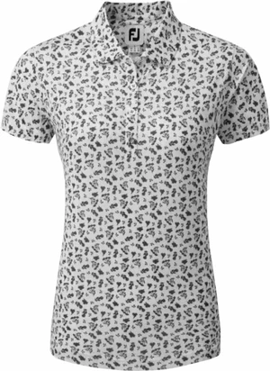 Footjoy Floral Print Womens Black S Chemise polo