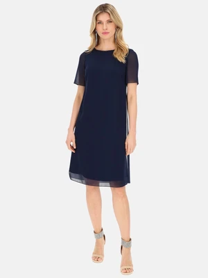 Potis & Verso Woman's Dress Datura_1 Navy Blue