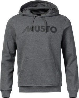 Musto Logo Hoodie Pulóver Dark Grey L