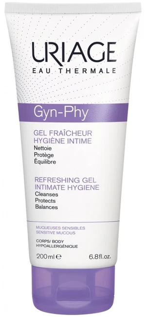 Uriage Osvěžující mycí gel na intimní hygienu Gyn Phy (Refreshing Gel Intimate Hygiene) 200 ml