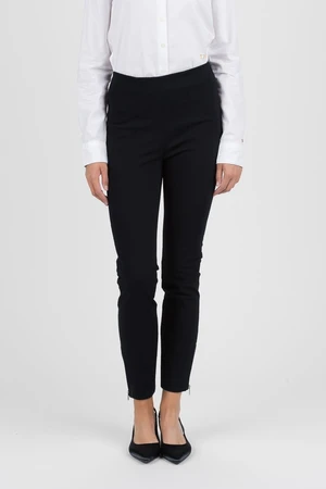 Tommy Hilfiger Trousers - TH ESSENTIAL HW ANKLE LEGGING dark blue