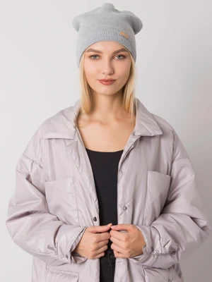 RUE PARIS Grey lady's beanie