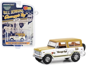 1971 Scout Comanche "Grumpys Toy" White with Tan Top and Hood "Bill Jenkins" "Hobby Exclusive" Series 1/64 Diecast Model Car by Greenlight