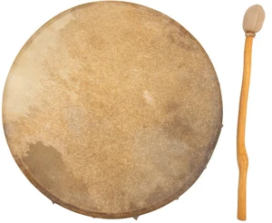 Terre Shaman Round 50 cm Instrument rituel de percussion