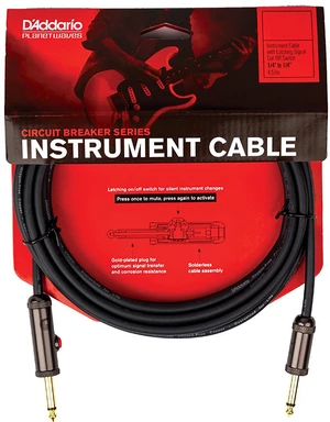 D'Addario Planet Waves PW-AGL-20 Negro 6 m Recto - Recto Cable de instrumento