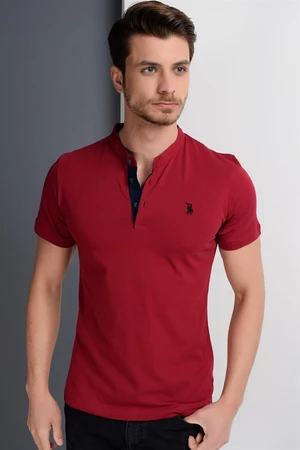 T8560 DEWBERRY T-SHIRT-LIGHT BURGUNDY