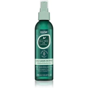 HASK Tea Tree Oil & Rosemary bezoplachový sprej pro suchou a svědící pokožku hlavy 175 ml