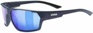 UVEX Sportstyle 233 Pola Deep Space Mat/Polavison Mirror Blue Lunettes vélo