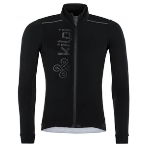 Black men's cycling T-shirt with long sleeves Kilpi CAMPOS-M