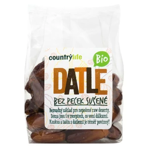 COUNTRY LIFE Datle sušené bez pecek BIO 250 g