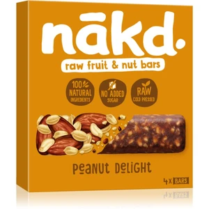 nākd. Peanut Delight ovocná tyčinka s ořechy 4x35 g