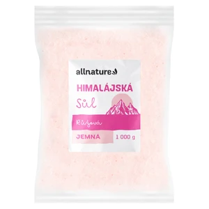 ALLNATURE Himalájská sůl růžová jemná 1000 g